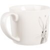 Clayre & Eef RUBMU Кружка 275 мл Белая и Серая