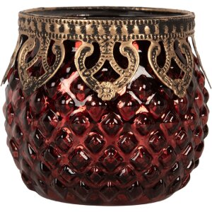 Clayre & Eef 6GL5226 Teelichthalter Ø 9x8 cm