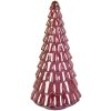 Clayre & Eef 6GL5327 Dekoration Weihnachtsbaum Rosa Ø 16x33 cm