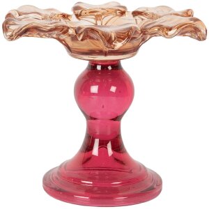 Clayre & Eef 6GL5338O Teelichthalter Ø 14x11...