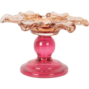 Clayre & Eef 6GL5339 Teelichthalter Ø 14x9 cm...