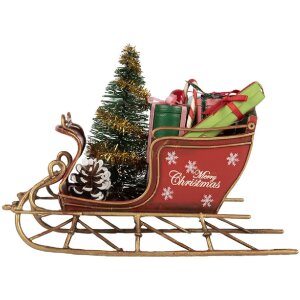 Clayre & Eef 6Y5868 Dekoration Schlitten 17x8x12 cm...