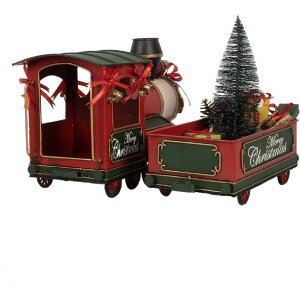 Clayre & Eef 6Y5871 Декорация Локомотив 35x16x22 см Красный