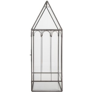 Clayre & Eef 5GL0021 Декоративная мини-теплица 15x15x45 см