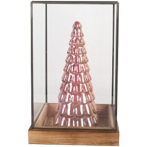 Clayre & Eef 6GL5364 Dekoration Mini Gewächshaus 19x19x30 cm