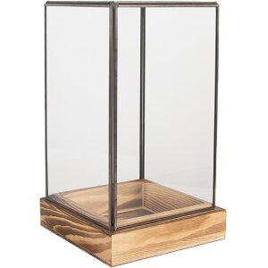 Clayre & Eef 6GL5365 Dekoration Mini Gewächshaus...