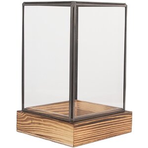 Clayre & Eef 6GL5366 Dekoration Mini Gewächshaus...