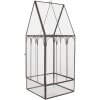 Clayre & Eef 6GL5367 Мини-теплица декоративная 15x15x38 см
