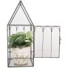 Clayre & Eef 6GL5367 Мини-теплица декоративная 15x15x38 см