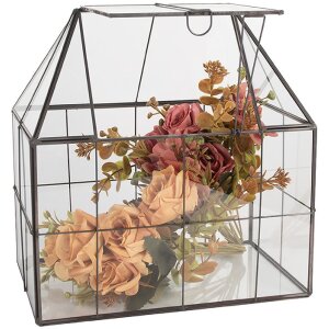 Clayre & Eef Мини-теплица декоративная 25x16x26 см