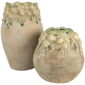 Clayre & Eef 6TE0585 Blumentopf Ø 18x18 cm...