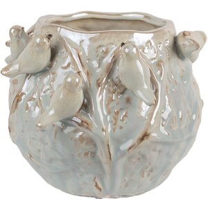 Clayre & Eef 6TE0587 Blumentopf 22x21x17 cm Grün...