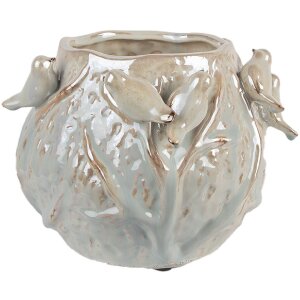 Clayre & Eef 6TE0587 Blumentopf 22x21x17 cm Grün...