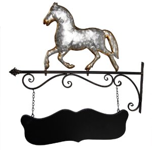 Clayre & Eef 5Y1312 Aushängeschild Pferd 66x3x67 cm