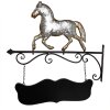 Clayre & Eef 5Y1312 Aushängeschild Pferd 66x3x67 cm