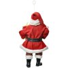 Clayre & Eef 66245 Dekoration Hänger Weihnachtsmann 10x6x17 cm Rot und Weiß