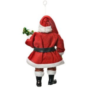 Clayre & Eef 66248 Dekoration Hänger Weihnachtsmann 10x6x17 cm