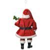 Clayre & Eef 66248 Dekoration Hänger Weihnachtsmann 10x6x17 cm