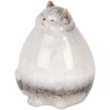Clayre & Eef 6CE2131 Dekoration Katze 14x13x18 cm Grau