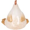 Clayre & Eef 6CE2133 Dekoration Huhn 18x14x17 cm Beige & Braun