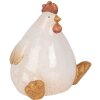 Clayre & Eef 6CE2133 Dekoration Huhn 18x14x17 cm Beige & Braun