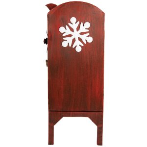 Clayre & Eef 6Y5807 Briefkasten 27x21x53 cm Rot