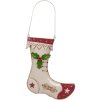 Clayre & Eef Настенное украшение "Рождественский носок" 23x2x28 см