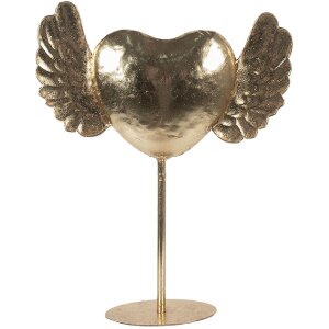 Clayre & Eef 6Y5862 Dekoration Herz 38x11x47 cm Gold