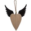 Clayre & Eef Декоративный подвес Сердце 17x3x20 см