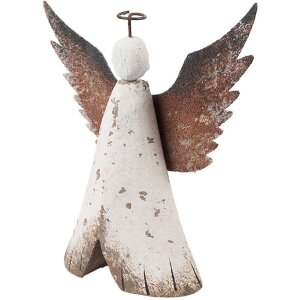 Clayre & Eef 6H2416M Dekoration Engel 14x4x15 cm
