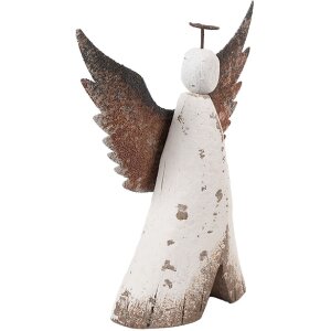 Clayre & Eef 6H2416M Dekoration Engel 14x4x15 cm