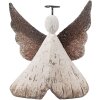 Clayre & Eef Ангел Декор 8x3x9 см Белый Коричневый