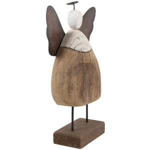 Clayre & Eef 6H2417L Dekoration Engel 20x6x25 cm Braun