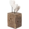 Clayre & Eef 6H2418 Dekoration Herzen 7x6x15 cm Holz