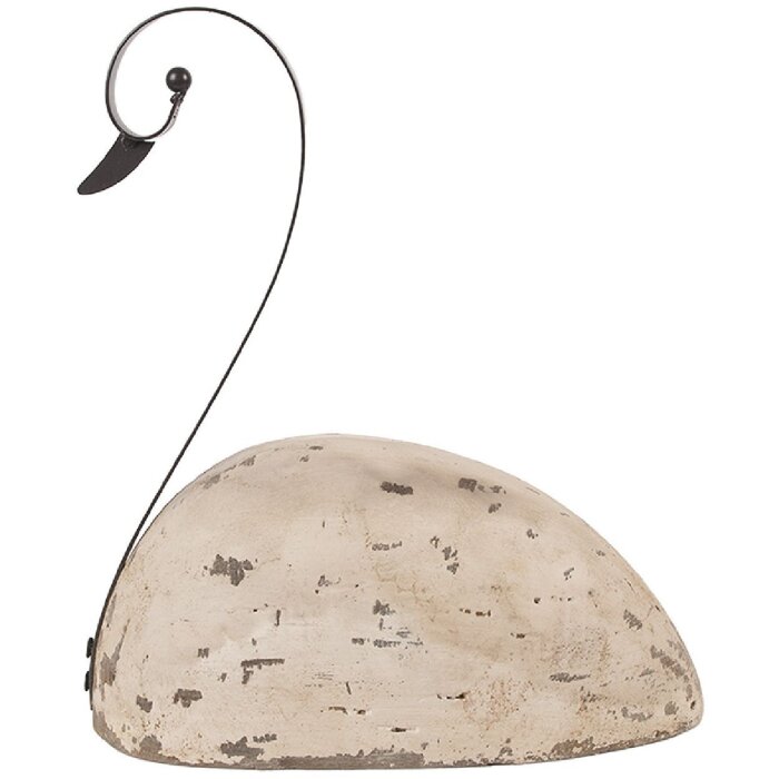 Clayre & Eef Декор Лебедь 25x11x27 см