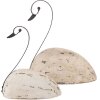 Clayre & Eef 6H2433M Dekoration Schwan 17x8x19 cm