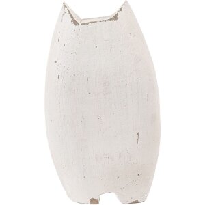 Clayre & Eef 6H2435L Dekoration Katze 8x6x14 cm Holz