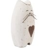 Clayre & Eef 6H2435L Dekoration Katze 8x6x14 cm Holz