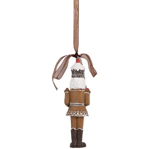 Clayre & Eef Щелкунчик декоративный подвесной 4x2x13 см