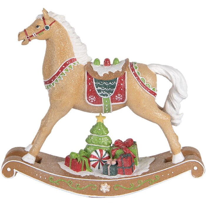 Clayre & Eef 6PR5415 Декоративная качалка-лошадка 26x7x24 см