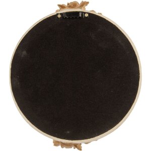 Clayre & Eef 62S339M Spiegel 17x2x20 cm Beige-Goldfarbig