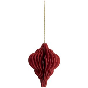 Clayre & Eef 6PA0518 Papier-Weihnachtskugel Ø...