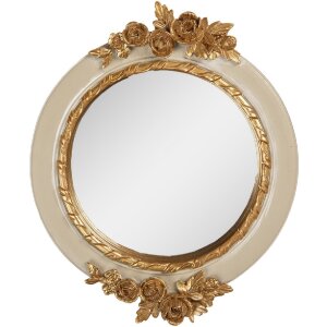 Clayre & Eef 62S339S Spiegel 14x2x16 cm Beige und...