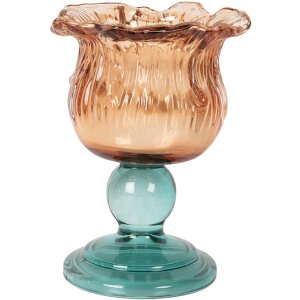 Clayre & Eef 6GL5348 Teelichthalter Ø 10x14 cm...