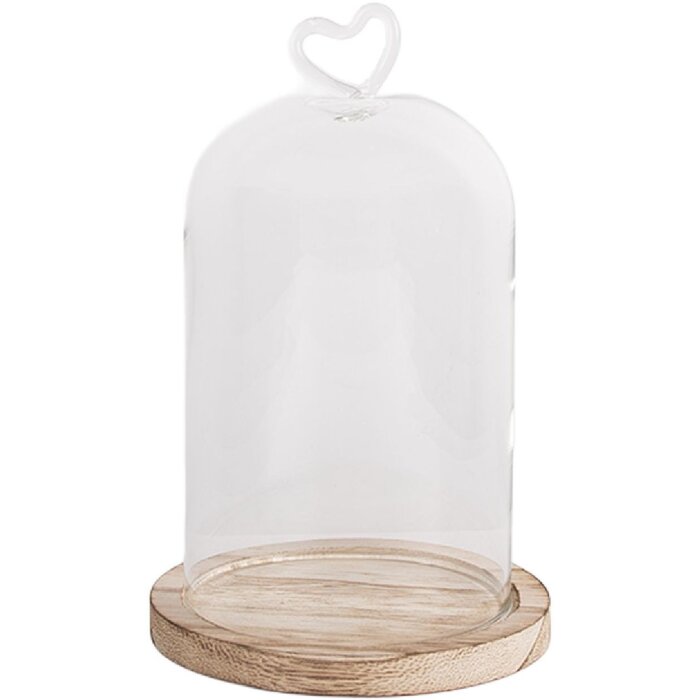 Clayre & Eef 6GL5359 Glasglocke Ø 12x19 cm