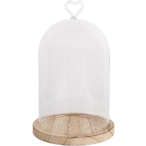 Clayre & Eef 6GL5360 Glasglocke Ø 14x22 cm