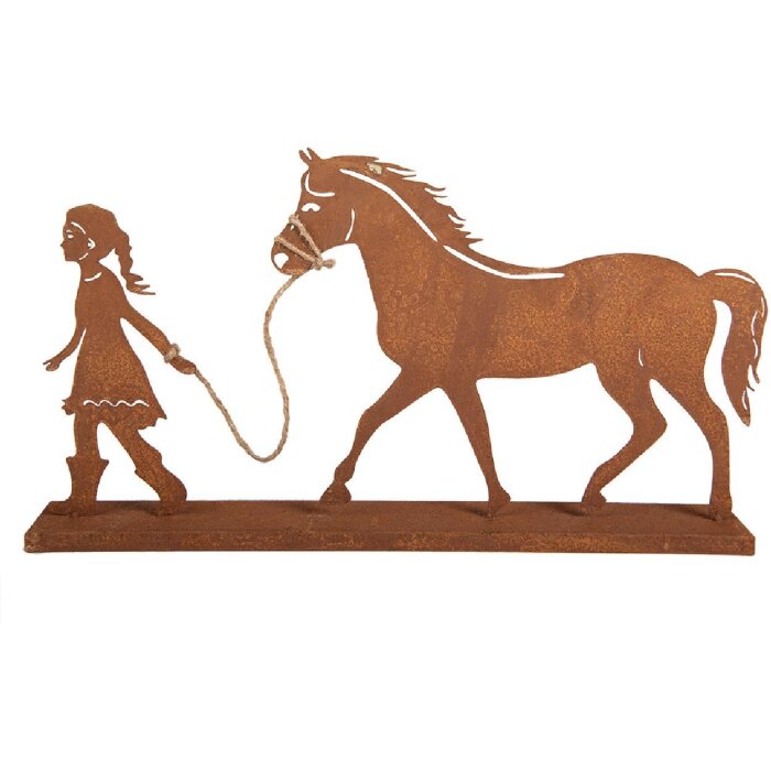 Clayre & Eef 6Y5929 Ребенок с лошадью 42x7x22 см