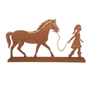 Clayre & Eef 6Y5929 Ребенок с лошадью 42x7x22 см