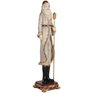 Clayre & Eef 6PR5369 Dekoration Weihnachtsmann 10x10x42 cm