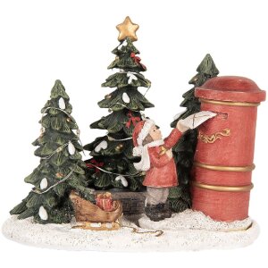 Clayre & Eef 6PR5373 Dekoration Kind am Briefkasten...